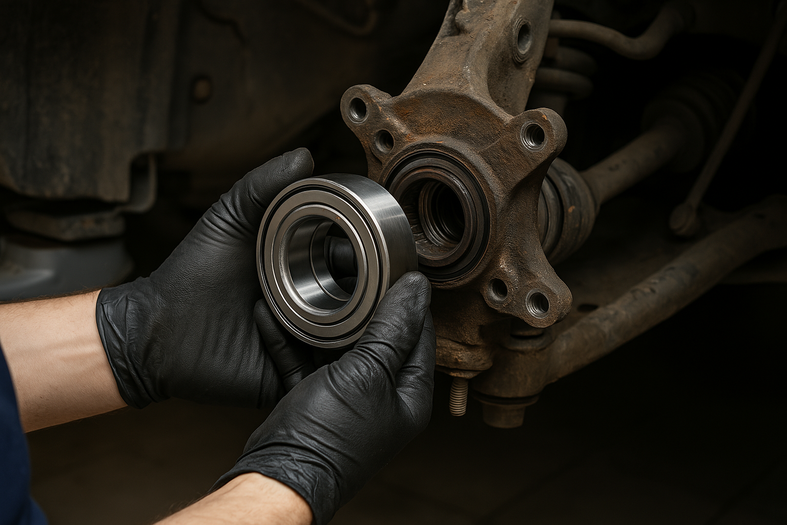 Замена ступичных подшипников