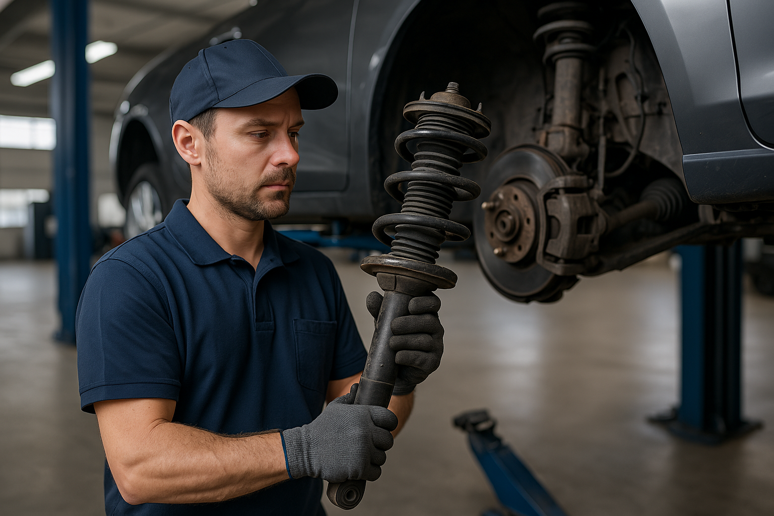 Замена стоек и амортизаторов