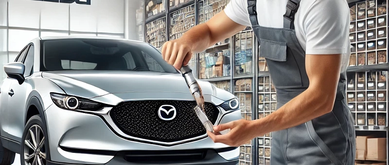 Замена свечей зажигания Mazda