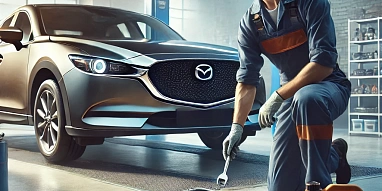 Замена масла в АКПП со снятием поддона Mazda