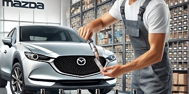 Замена свечей зажигания Mazda