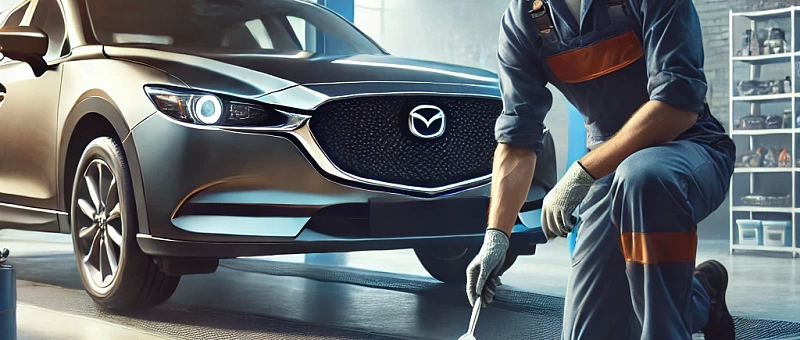 Замена масла в АКПП со снятием поддона Mazda